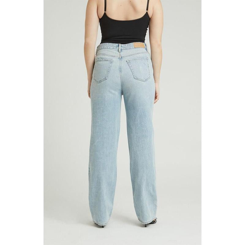 Pacsun Women'S Light Indigo Ripped '90S Boyfriend Jeans